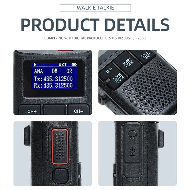 2W Mini Digital Walkie Talkie